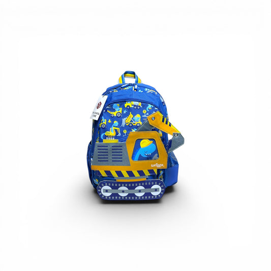 Original 14 Inch Excavator School Bag for Nursery till KG Boys