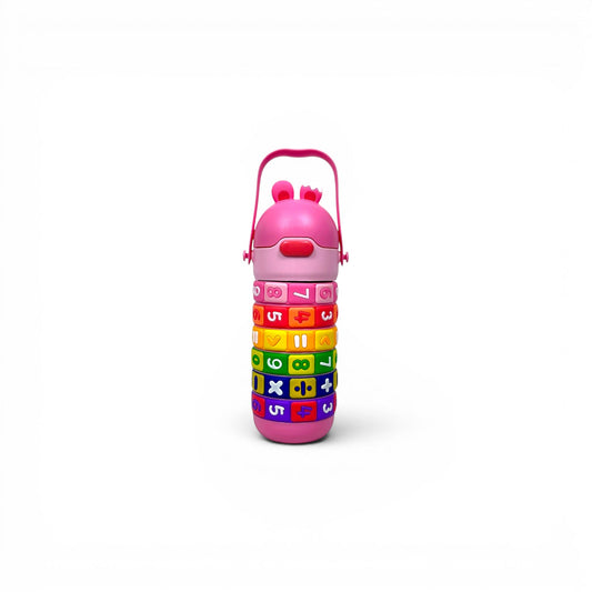 Puzzle Rotating Stainless Metal Water bottle 430ML