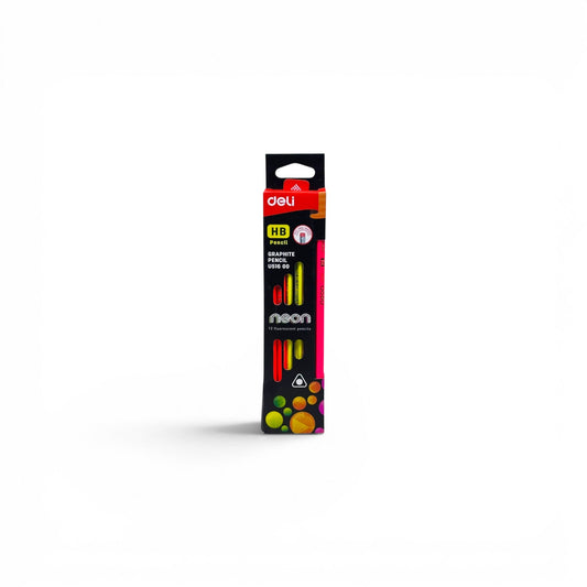 HB Graphite Neon Pencil By Deli U51600