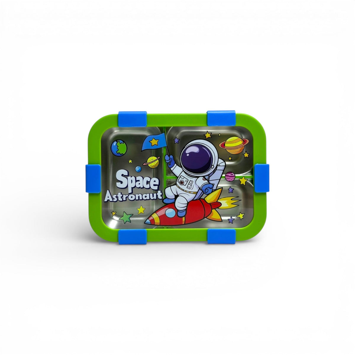 Space Astronaut Stainless Metal Lunchbox