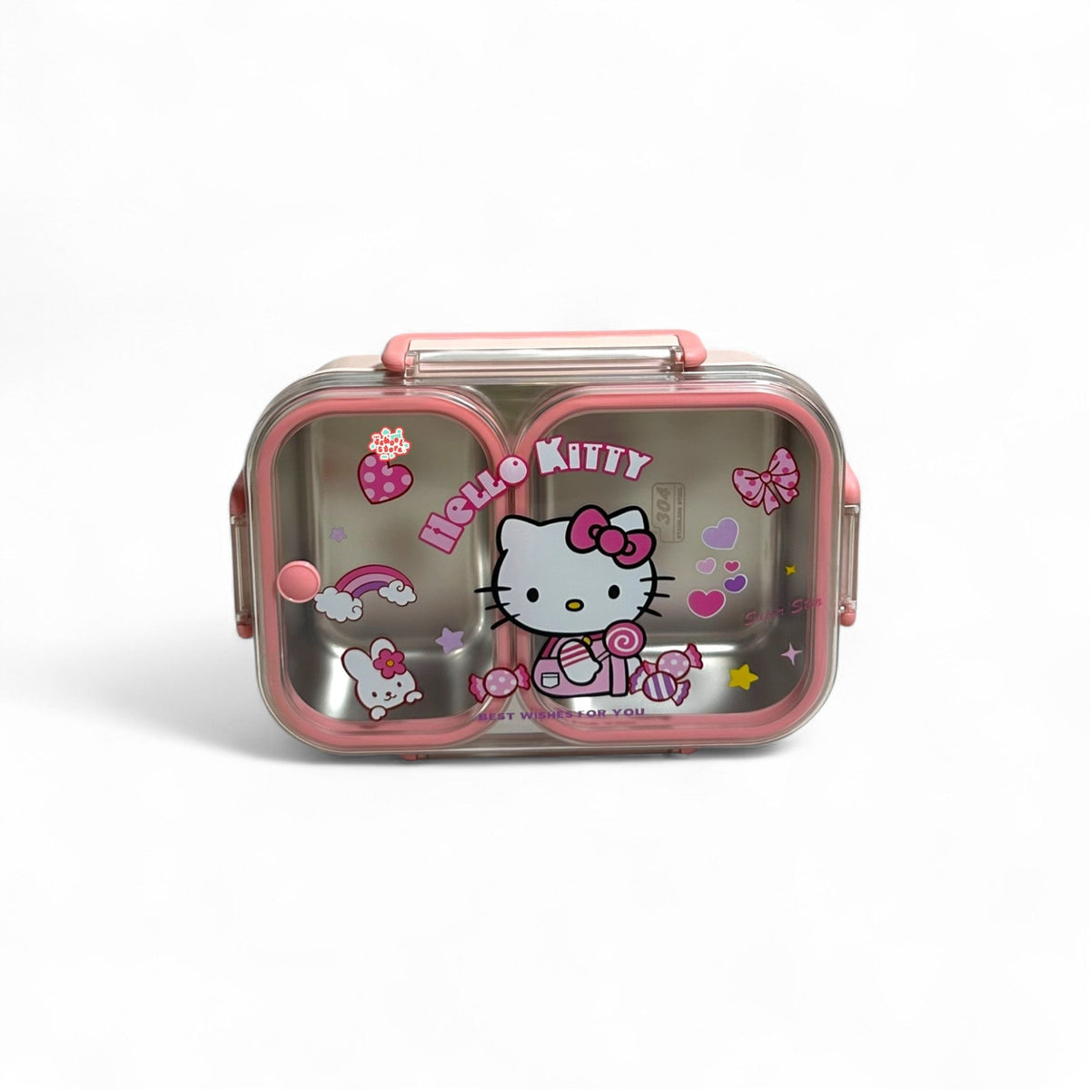 Hello Kitty 900ML Stainless Metal Lunchbox