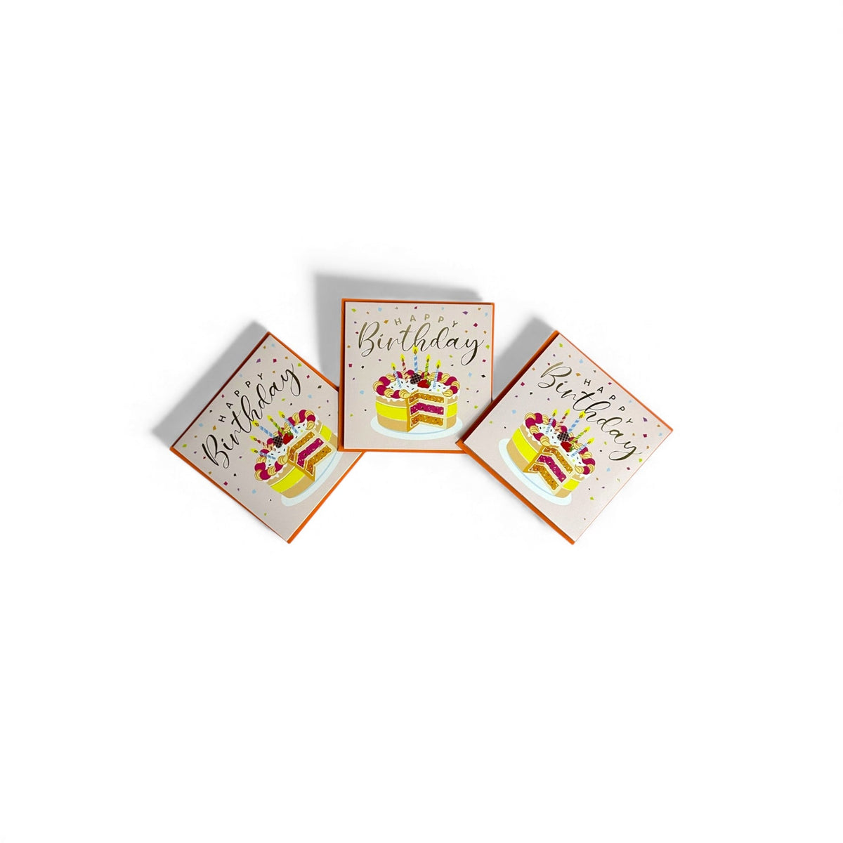 1 PCS Pop Up 3D Birthday Greeting Card
