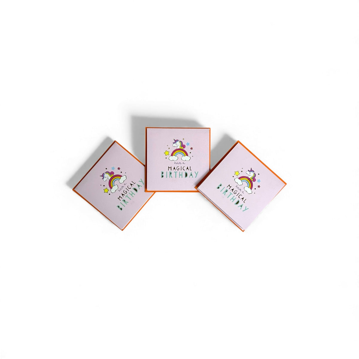 1 PCS Pop Up 3D Unicorn Birthday Greeting Card