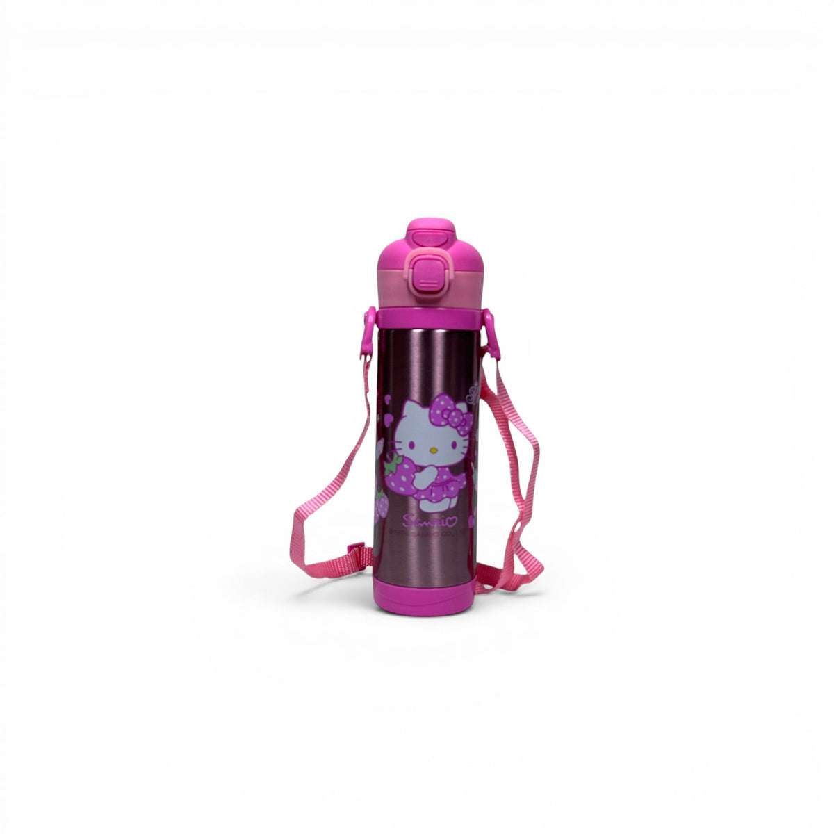Hello Kitty Dual Sipper Stainless Metal Water Bottle 500ML GB-500