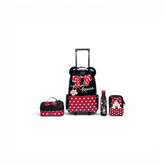 Minnie Mouse 4-piece Trolley bundle For Grade 1 Till 5 Girls