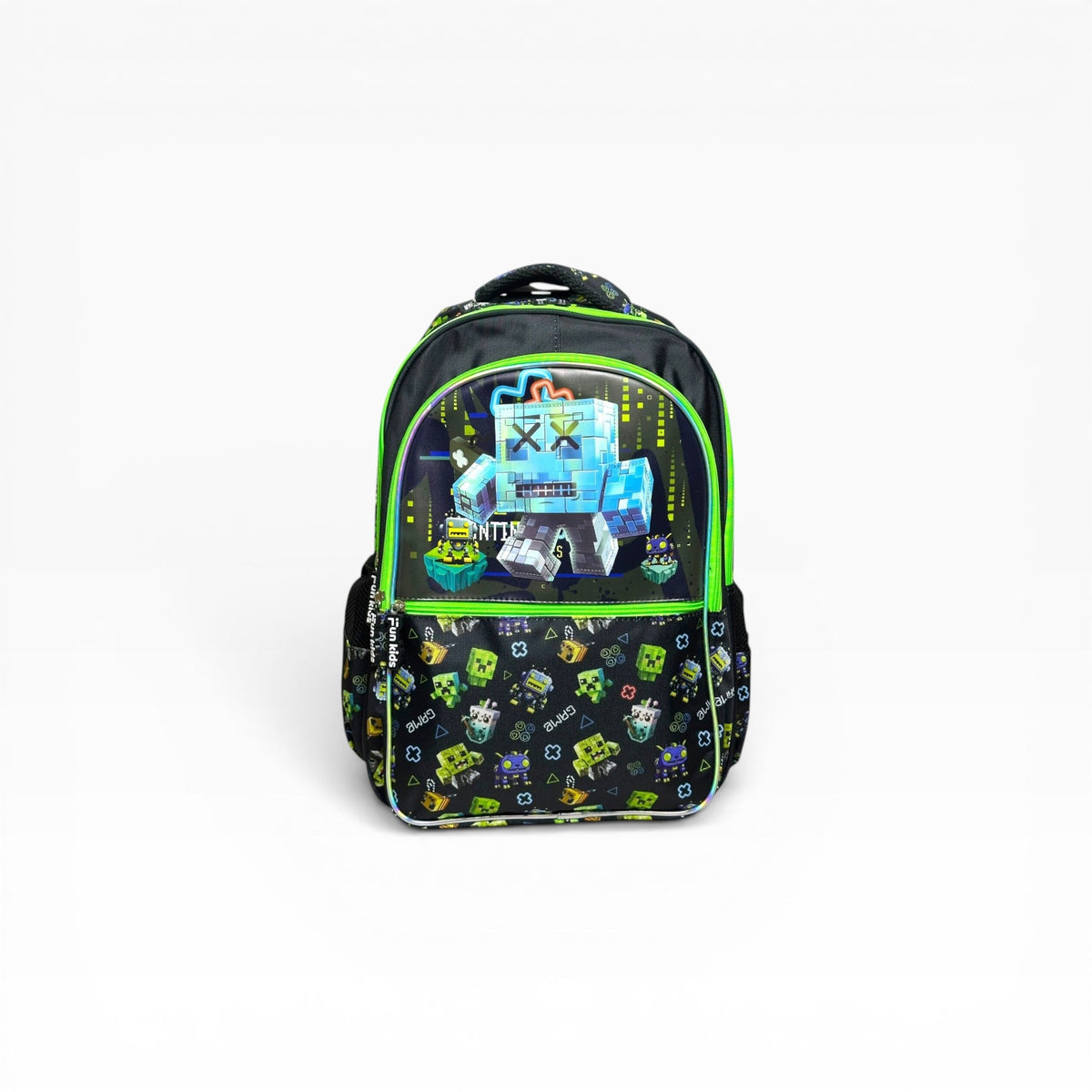 20 Inch Minecraft School Bag For Grade 3 Till Grade 8 Boys 718