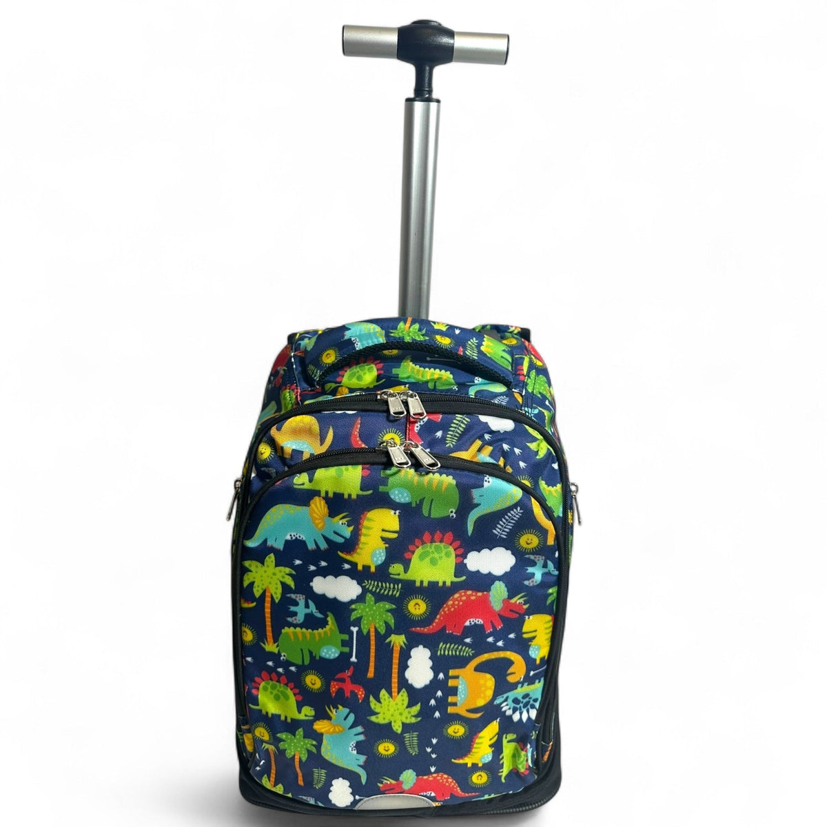 16 inch Dino Big Wheeler Waterproofed Trolley Bag For grade 4 Till Grade 10 Boys