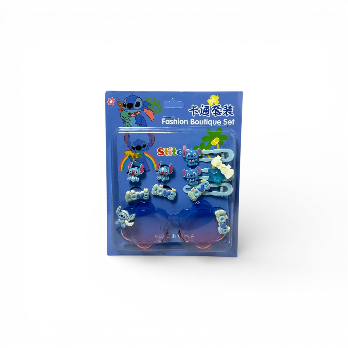 Stitch Glasses + Jewellery Set