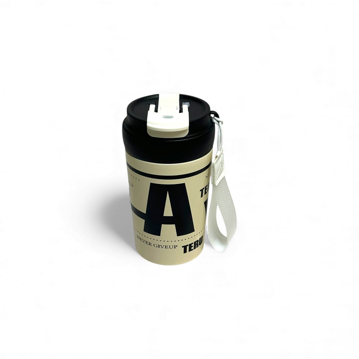 Stainless Metal Dual Sipper Coffee Mug 350ML