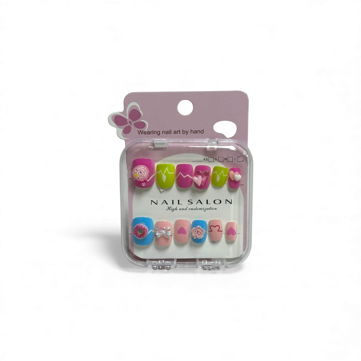 Heart Nail Art Set