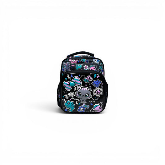 10 Inch 3D Black Trailblazer School Bag For Play Group Girls 3012