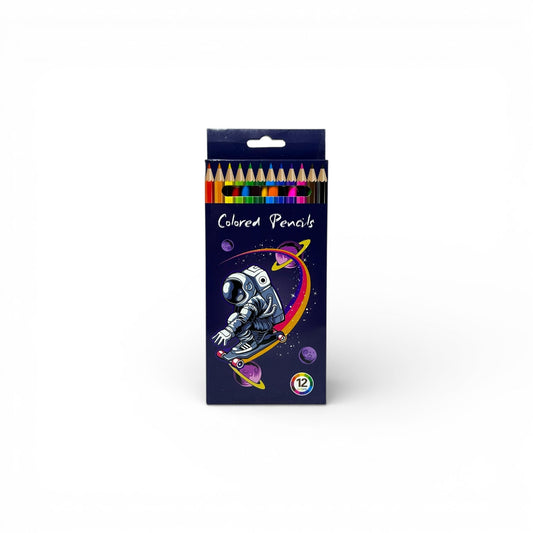 12 PCS Space Astronaut Color Pencils