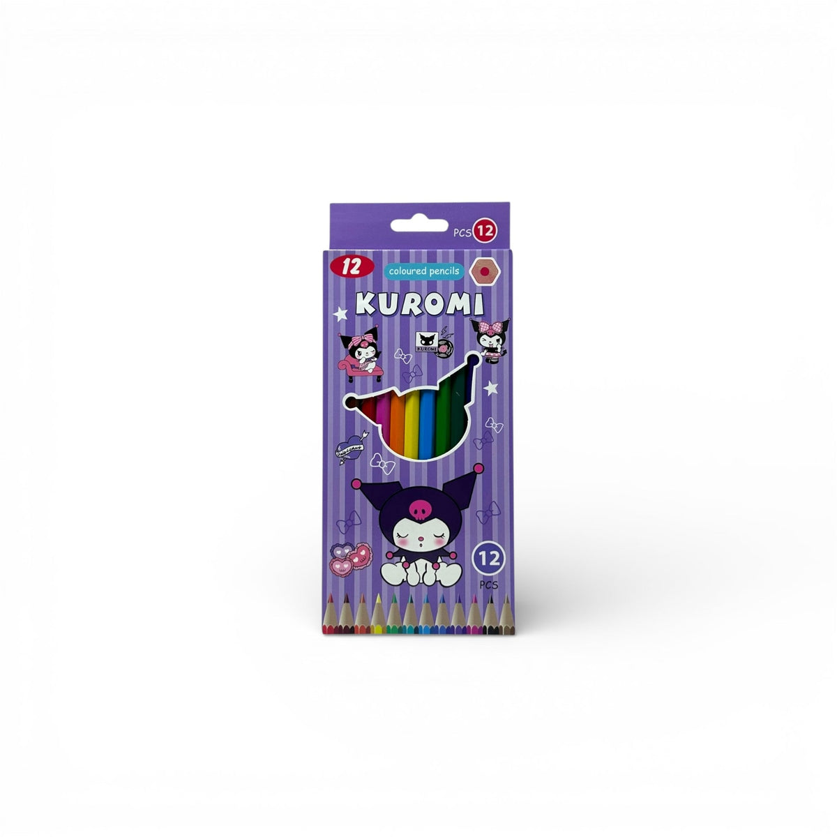 12 PCS Kuromi Color Pencils