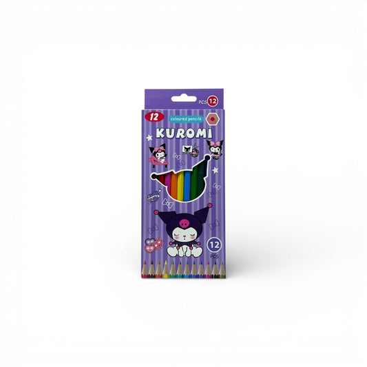 12 PCS Kuromi Color Pencils