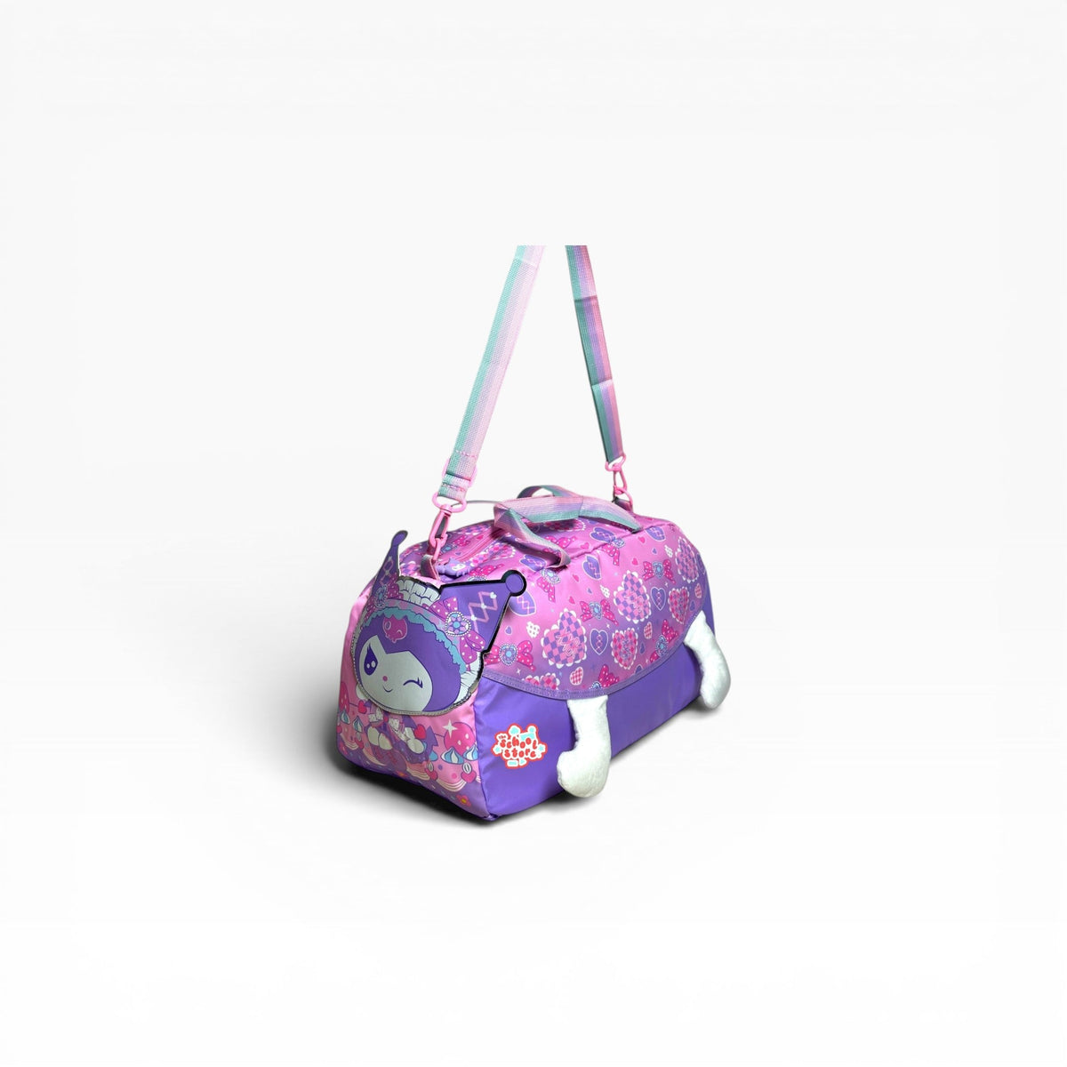 Original Sanrio 17 Inch Kuromi Duffle Bag for Girls