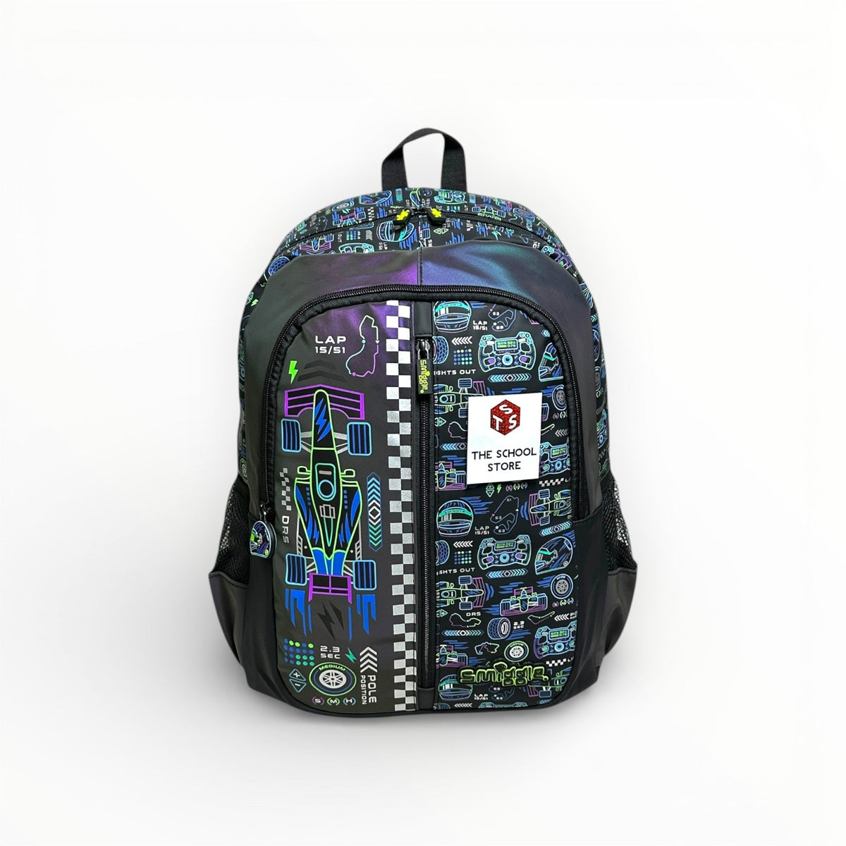 Original 17 Inch Formula Car School Bag For Grade 1 Till 3 Boys