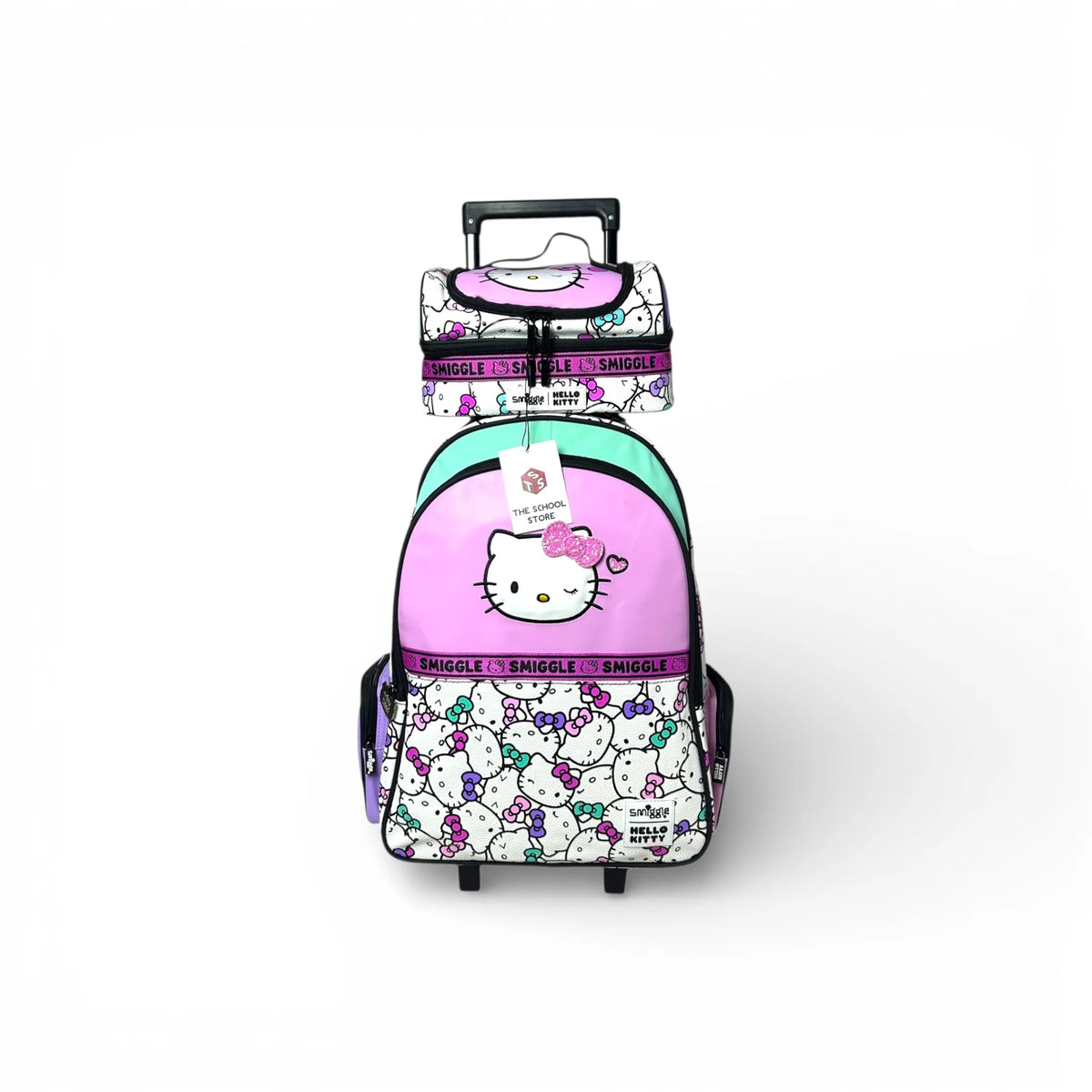 Original Hello Kitty 2 piece Trolley Bag bundle For Grade 1 Till 5 Girls
