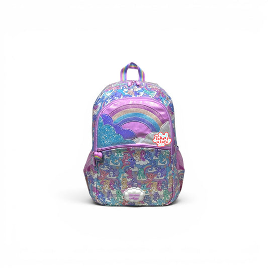 Original 17 Inch Care & Bear School Bag for Grade 1 Till 3 Girls
