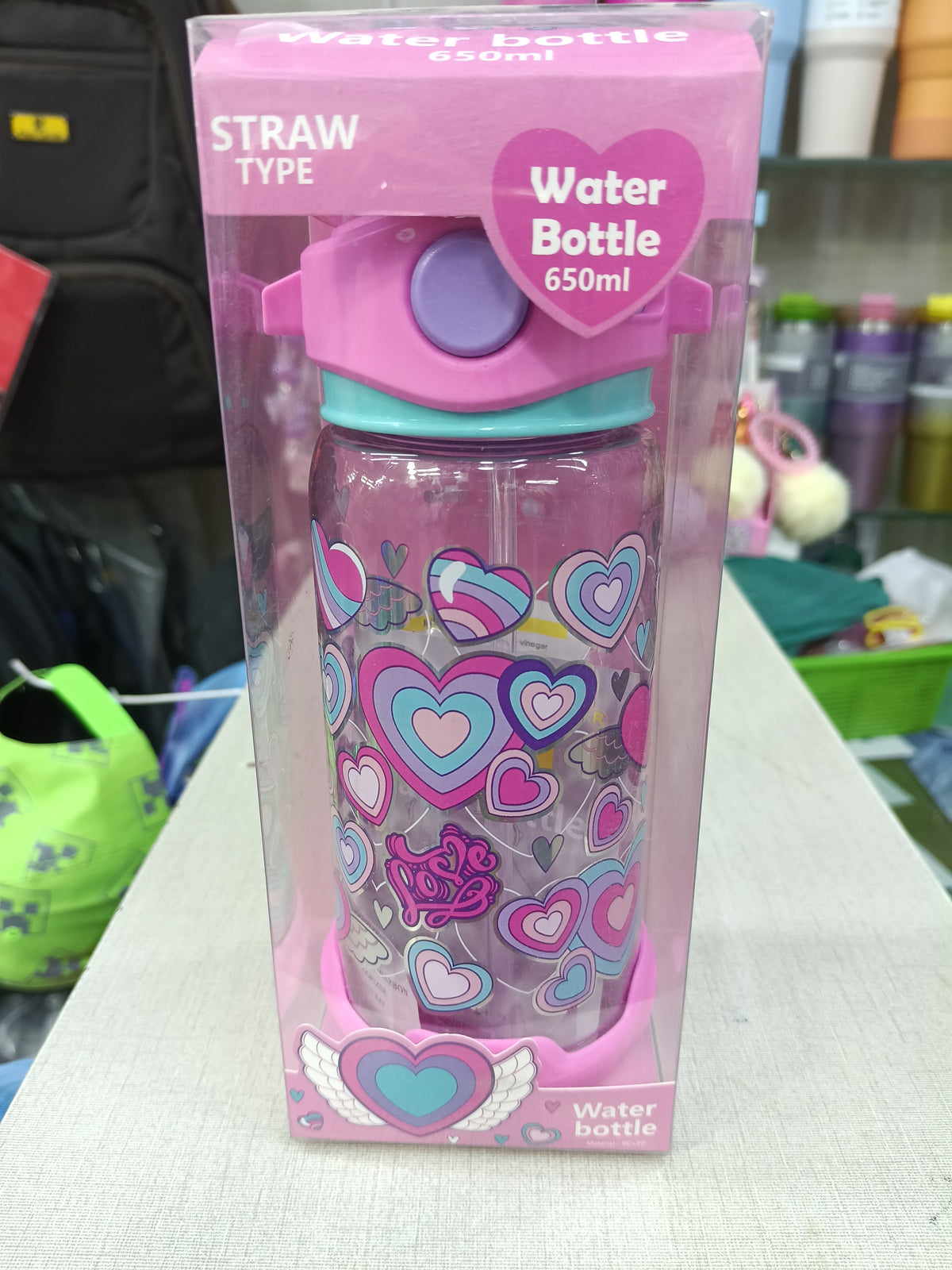 Heart 650MLWater Bottle By Vest